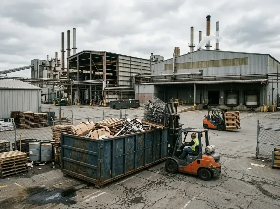 industrial-factory-scrap-conta-003 — frequently asked questions, Cheap Roll-off Dumpster Rentals in Plover, WI